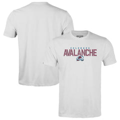NHL Colorado Avalanche Levelwear Youth Little Richmond Carve T-Shirt - White