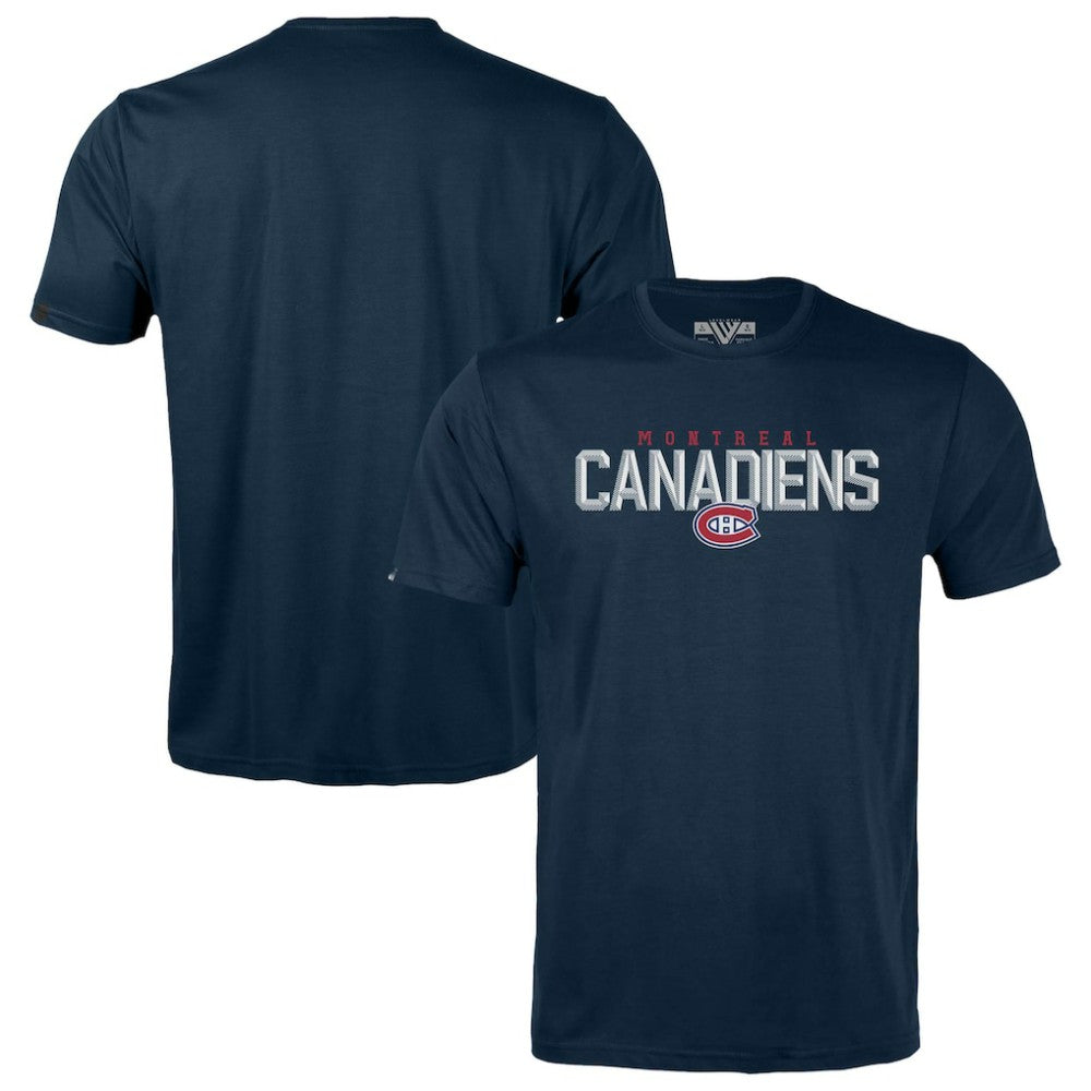 NHL Montreal Canadiens Levelwear Youth Little Richmond Carve T-Shirt - Navy