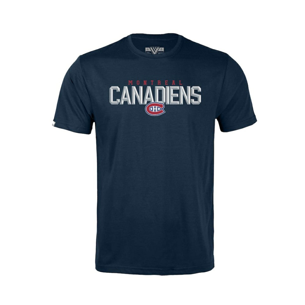 NHL Montreal Canadiens Levelwear Youth Little Richmond Carve T-Shirt - Navy