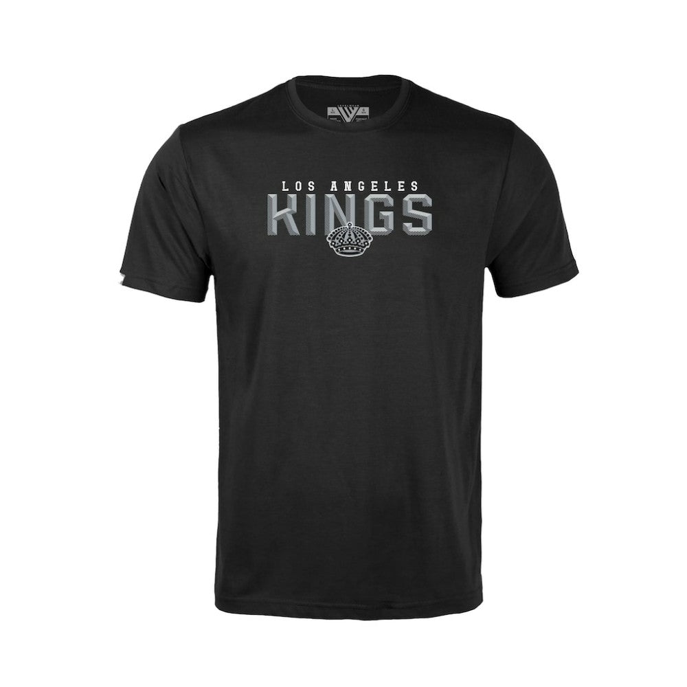 NHL Los Angeles Kings Levelwear Youth Little Richmond Carve T-Shirt - Black