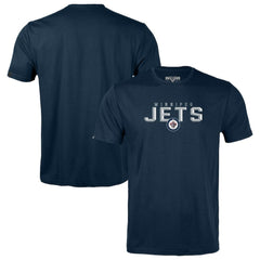NHL Winnipeg Jets Levelwear Youth Little Richmond Carve T-Shirt - Navy