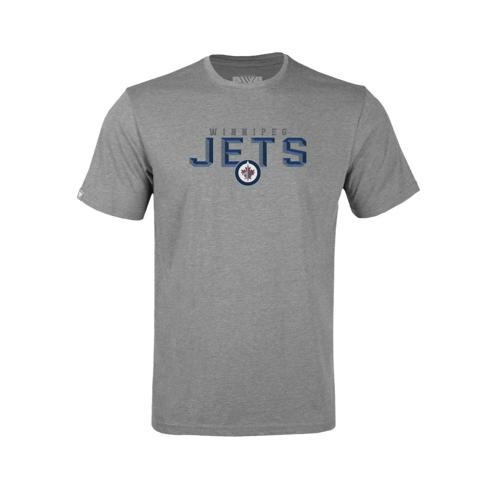 NHL Winnipeg Jets Levelwear Youth Little Richmond Carve T-Shirt - Gray