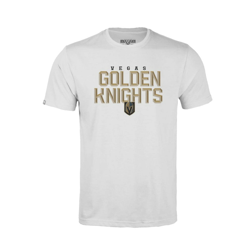 NHL Vegas Golden Knights Levelwear Youth Little Richmond Carve T-Shirt - White