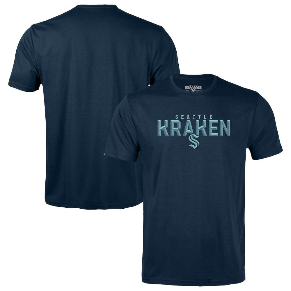 NHL Seattle Kraken Levelwear Youth Little Richmond Carve T-Shirt - Deep Sea Blue