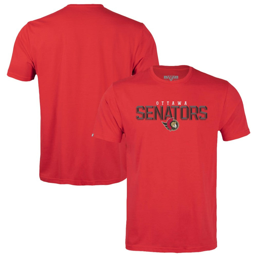 NHL Ottawa Senators Levelwear Youth Little Richmond Carve T-Shirt - Red