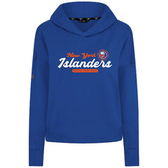 NHL New York Islanders Levelwear Women's Sweet Monument Tri-Blend Cropped Pullover Hoodie - Royal