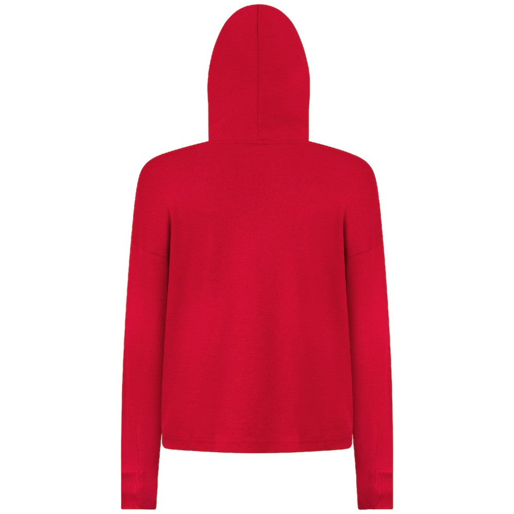 NHL Florida Panthers Levelwear Women's Sweet Monument Tri-Blend Cropped Pullover Hoodie - Red
