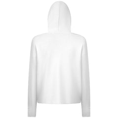NHL Florida Panthers Levelwear Women's Sweet Banner Arch Tri-Blend Cropped Pullover Hoodie - White
