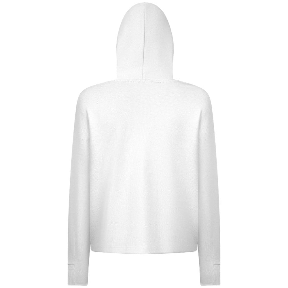 NHL Toronto Maple Leafs Levelwear Women's Sweet Banner Arch Tri-Blend Cropped Pullover Hoodie - White