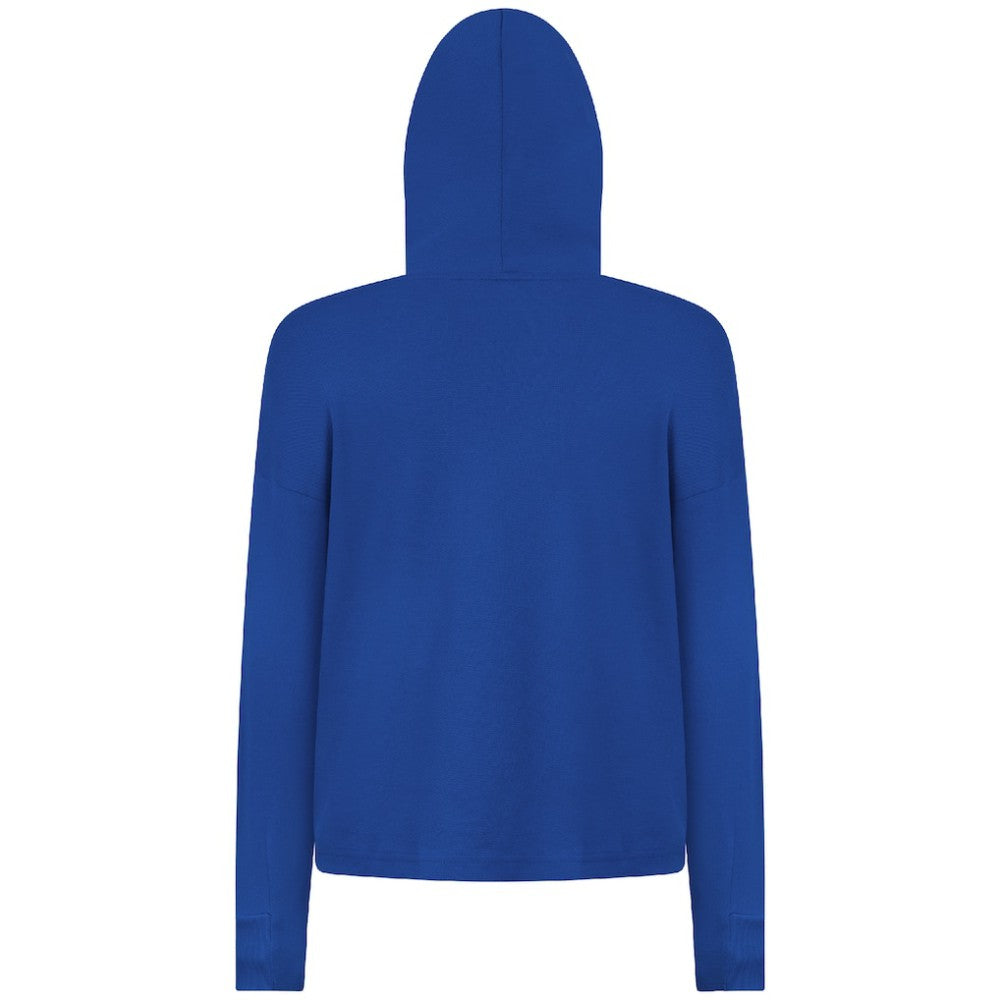 NHL Tampa Bay Lightning Levelwear Women's Sweet Banner Arch Tri-Blend Cropped Pullover Hoodie - Royal