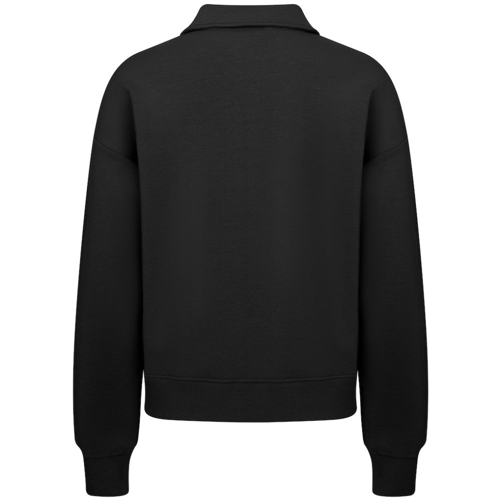 NHL New York Islanders Levelwear Women's Canmore Quarter-Zip Pullover - Black