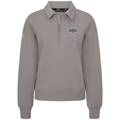 NHL Los Angeles Kings Levelwear Women's Canmore Quarter-Zip Pullover - Gray