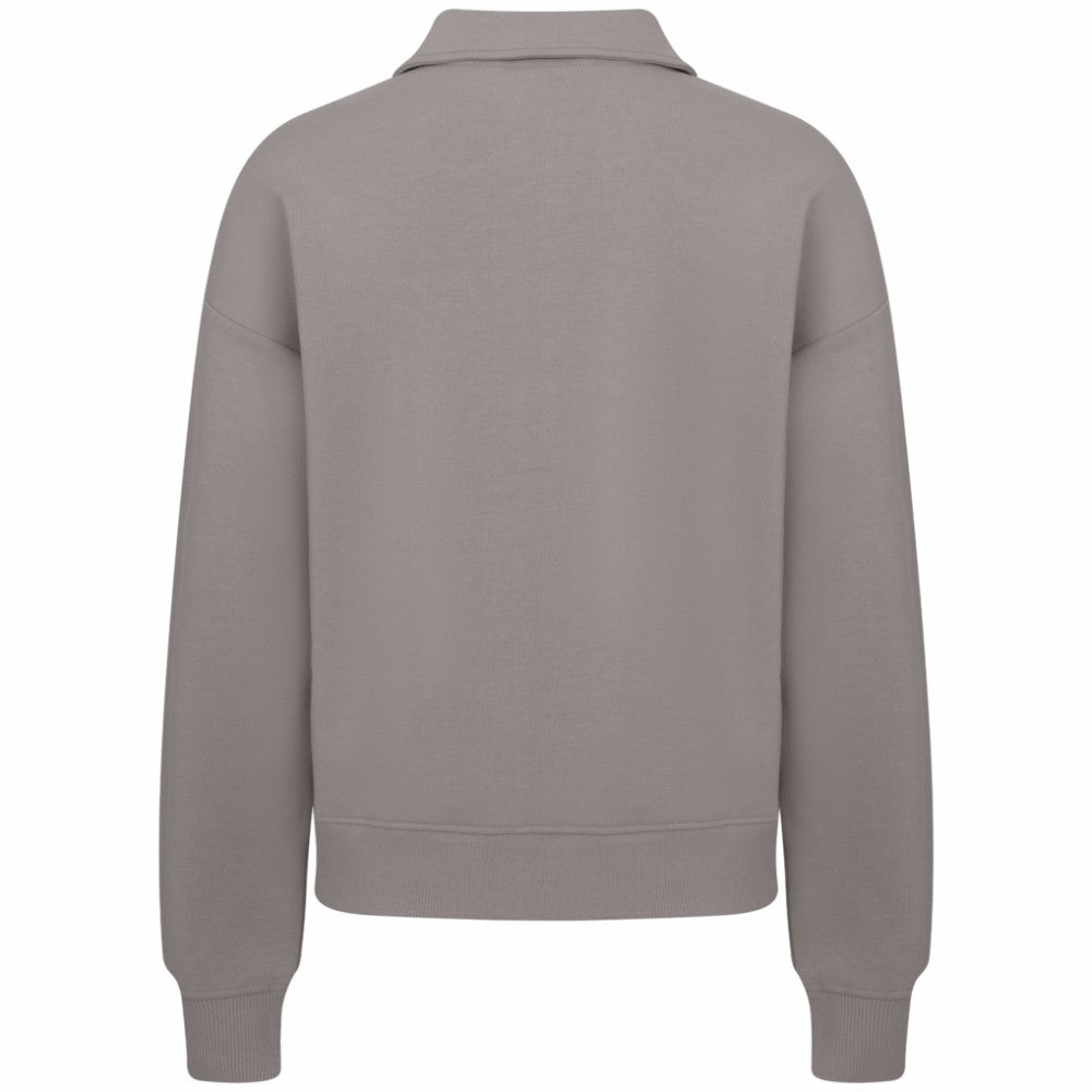 NHL San Jose Sharks Levelwear Women's Canmore Quarter-Zip Pullover - Gray