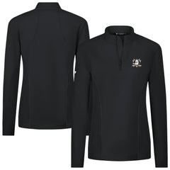 NHL Anaheim Ducks Levelwear Women's Upright Quarter-Zip Pullover - Black