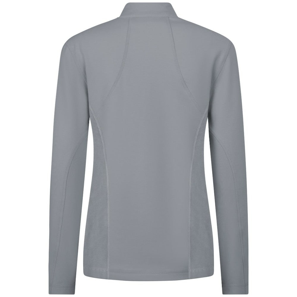 NHL Vancouver Canucks Levelwear Women's Upright Quarter-Zip Pullover - Gray