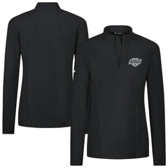 NHL Los Angeles Kings Levelwear Women's Upright Quarter-Zip Pullover - Black