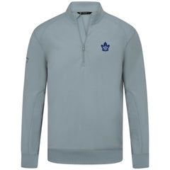 NHL Toronto Maple Leafs Levelwear Upright Tri-Blend Quarter-Zip Pullover - Gray
