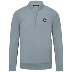 NHL Vancouver Canucks Levelwear Upright Tri-Blend Quarter-Zip Pullover - Gray