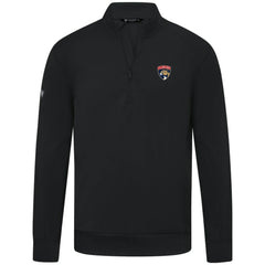 NHL Florida Panthers Levelwear Upright Tri-Blend Quarter-Zip Pullover - Black