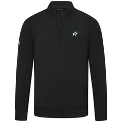 NHL Dallas Stars Levelwear Upright Tri-Blend Quarter-Zip Pullover - Black
