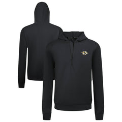 NHL Nashville Predators Levelwear Technic Quarter-Zip Pullover Hoodie - Black