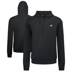 NHL Dallas Stars Levelwear Technic Quarter-Zip Pullover Hoodie - Black