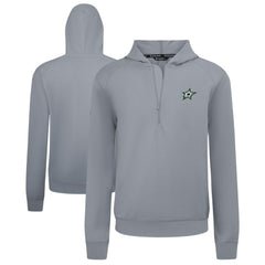 NHL Dallas Stars Levelwear Technic Quarter-Zip Pullover Hoodie - Gray