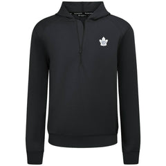 NHL Toronto Maple Leafs Levelwear Technic Quarter-Zip Pullover Hoodie - Black