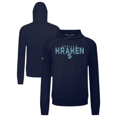 NHL Seattle Kraken Levelwear Mandate Carve Tri-Blend Pullover Hoodie - Deep Sea Blue