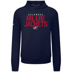 NHL Columbus Blue Jackets Levelwear Mandate Carve Tri-Blend Pullover Hoodie - Navy