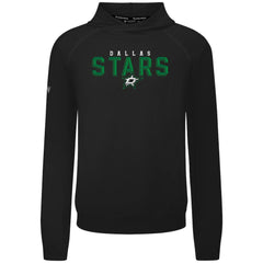 NHL Dallas Stars Levelwear Mandate Carve Tri-Blend Pullover Hoodie - Black