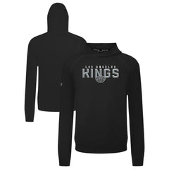 NHL Los Angeles Kings Levelwear Mandate Carve Tri-Blend Pullover Hoodie - Black