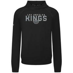 NHL Los Angeles Kings Levelwear Mandate Carve Tri-Blend Pullover Hoodie - Black