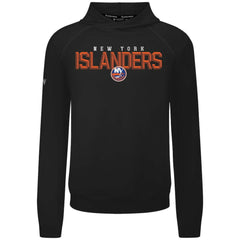 NHL New York Islanders Levelwear Mandate Carve Tri-Blend Pullover Hoodie - Black