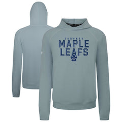 NHL Toronto Maple Leafs Levelwear Mandate Carve Tri-Blend Pullover Hoodie - Gray