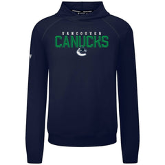 NHL Vancouver Canucks Levelwear Mandate Carve Tri-Blend Pullover Hoodie - Blue