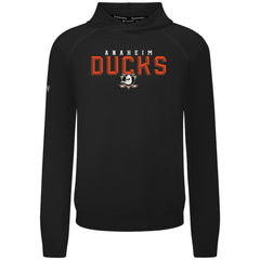 NHL Anaheim Ducks Levelwear Mandate Carve Tri-Blend Pullover Hoodie - Black