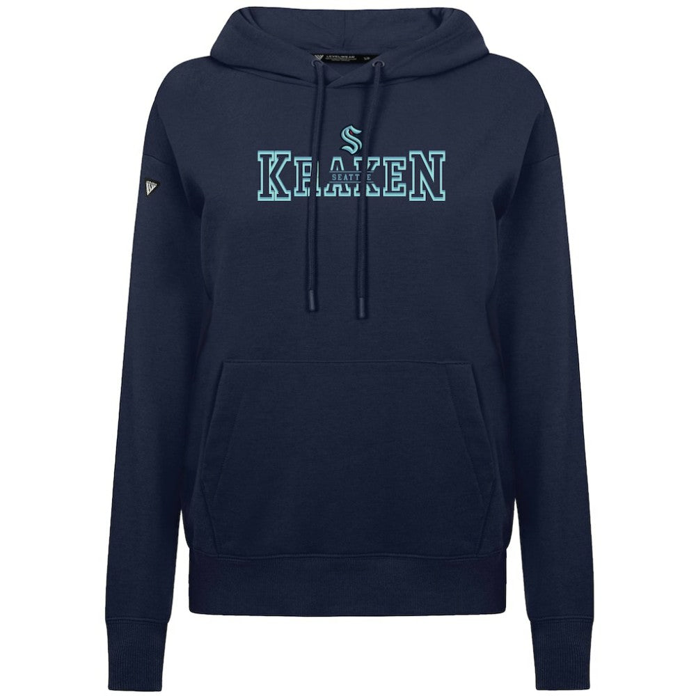 NHL Seattle Kraken Levelwear Women's Adorn Journey Pullover Hoodie - Navy