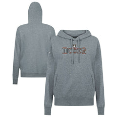 NHL Anaheim Ducks Levelwear Women's Adorn Journey Pullover Hoodie - Gray
