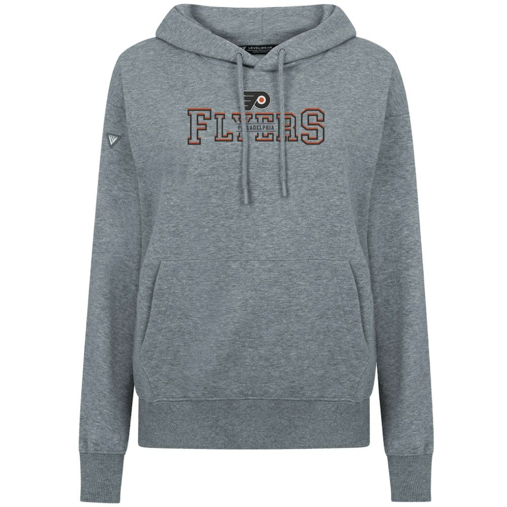 NHL Philadelphia Flyers Levelwear Women's Adorn Journey Pullover Hoodie - Gray
