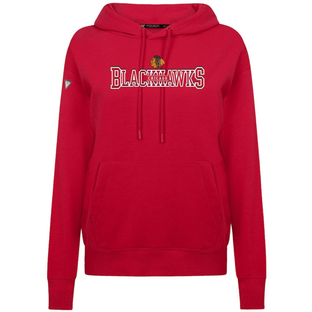 NHL Chicago Blackhawks Levelwear Women's Adorn Journey Pullover Hoodie - Red