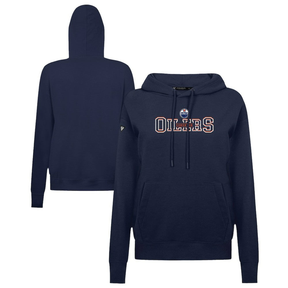 NHL Edmonton Oilers Levelwear Women's Adorn Journey Pullover Hoodie - Navy