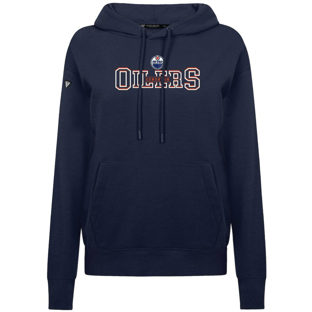 NHL Edmonton Oilers Levelwear Women's Adorn Journey Pullover Hoodie - Navy