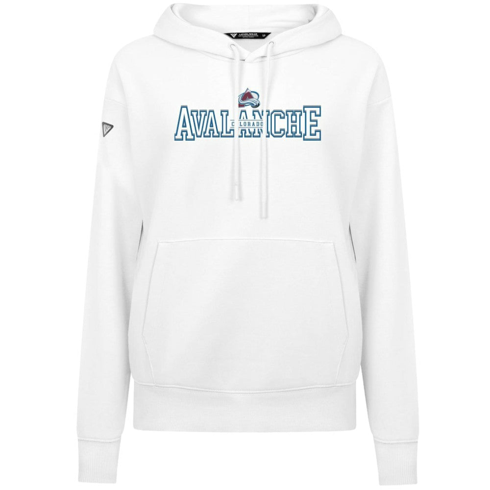 NHL Colorado Avalanche Levelwear Women's Adorn Journey Pullover Hoodie - White