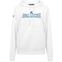 NHL Colorado Avalanche Levelwear Women's Adorn Journey Pullover Hoodie - White