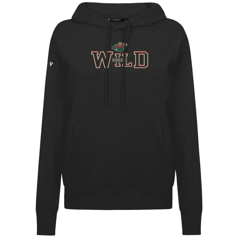 NHL Minnesota Wild Levelwear Women's Adorn Journey Pullover Hoodie - Black