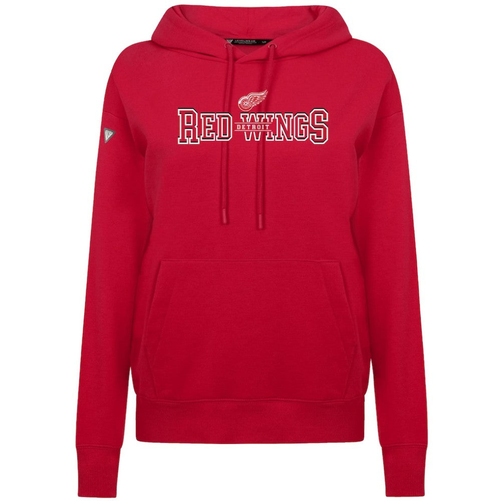 NHL Detroit Red Wings Levelwear Women's Adorn Journey Pullover Hoodie - Red