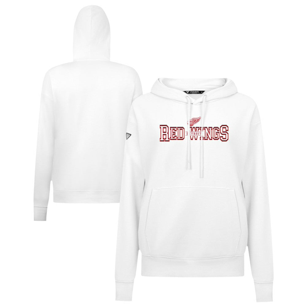 NHL Detroit Red Wings Levelwear Women's Adorn Journey Pullover Hoodie - White