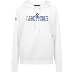 NHL Tampa Bay Lightning Levelwear Women's Adorn Journey Pullover Hoodie - White
