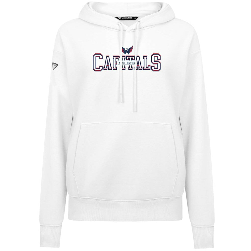 NHL Washington Capitals Levelwear Women's Adorn Journey Pullover Hoodie - White